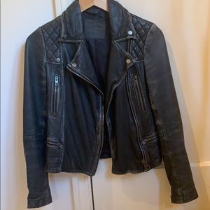 All Saints Cargo Leather Jacket (Best Seller)